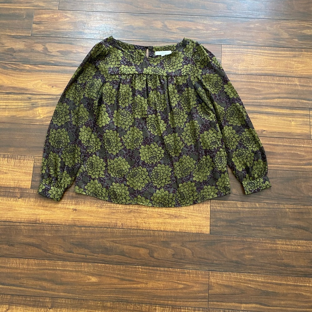 L Loft Sheer Blouse